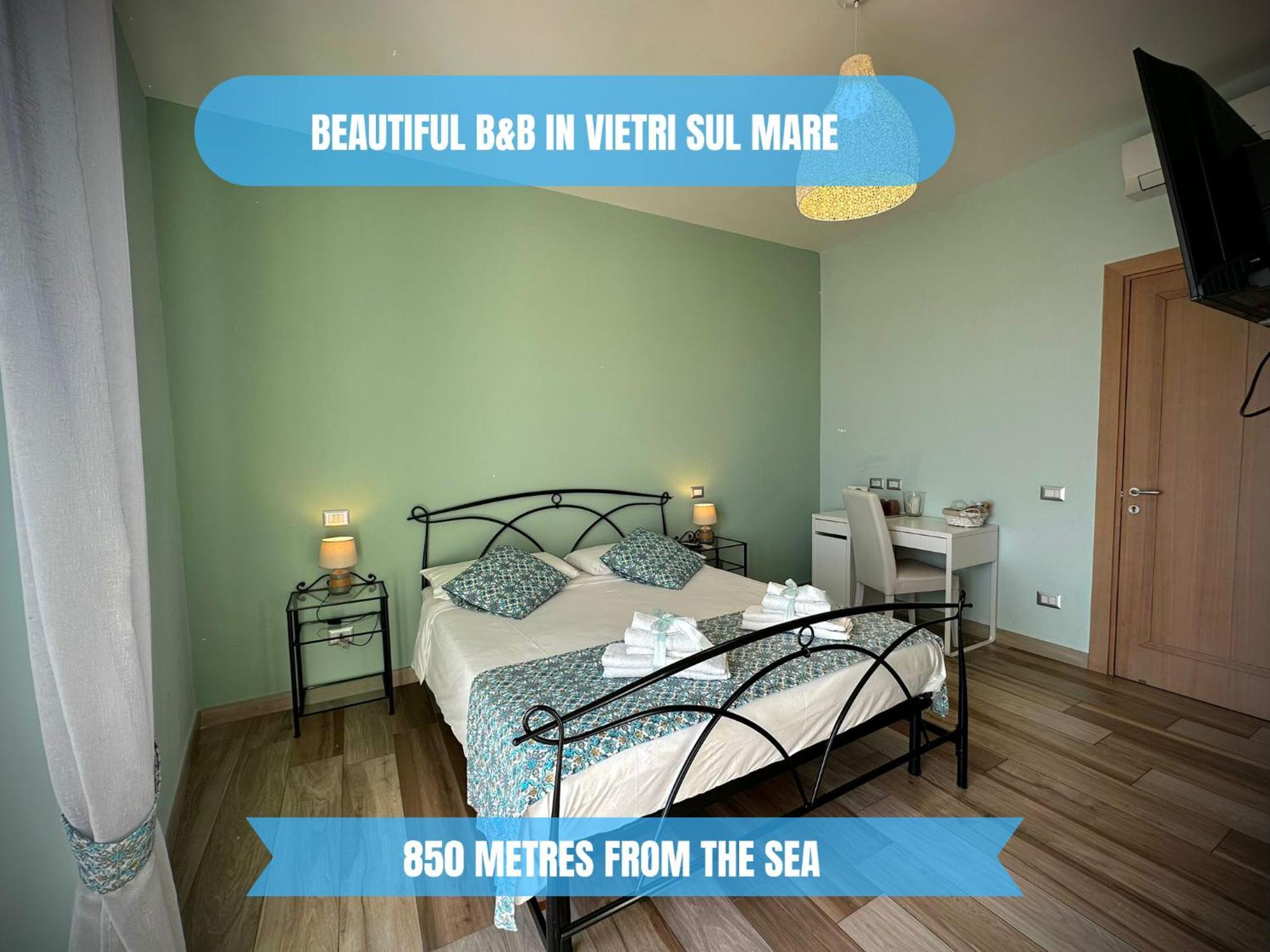 ---5 Minutes From The Sea ---Panorama And A-C Bed & Breakfast Vietri Екстериор снимка