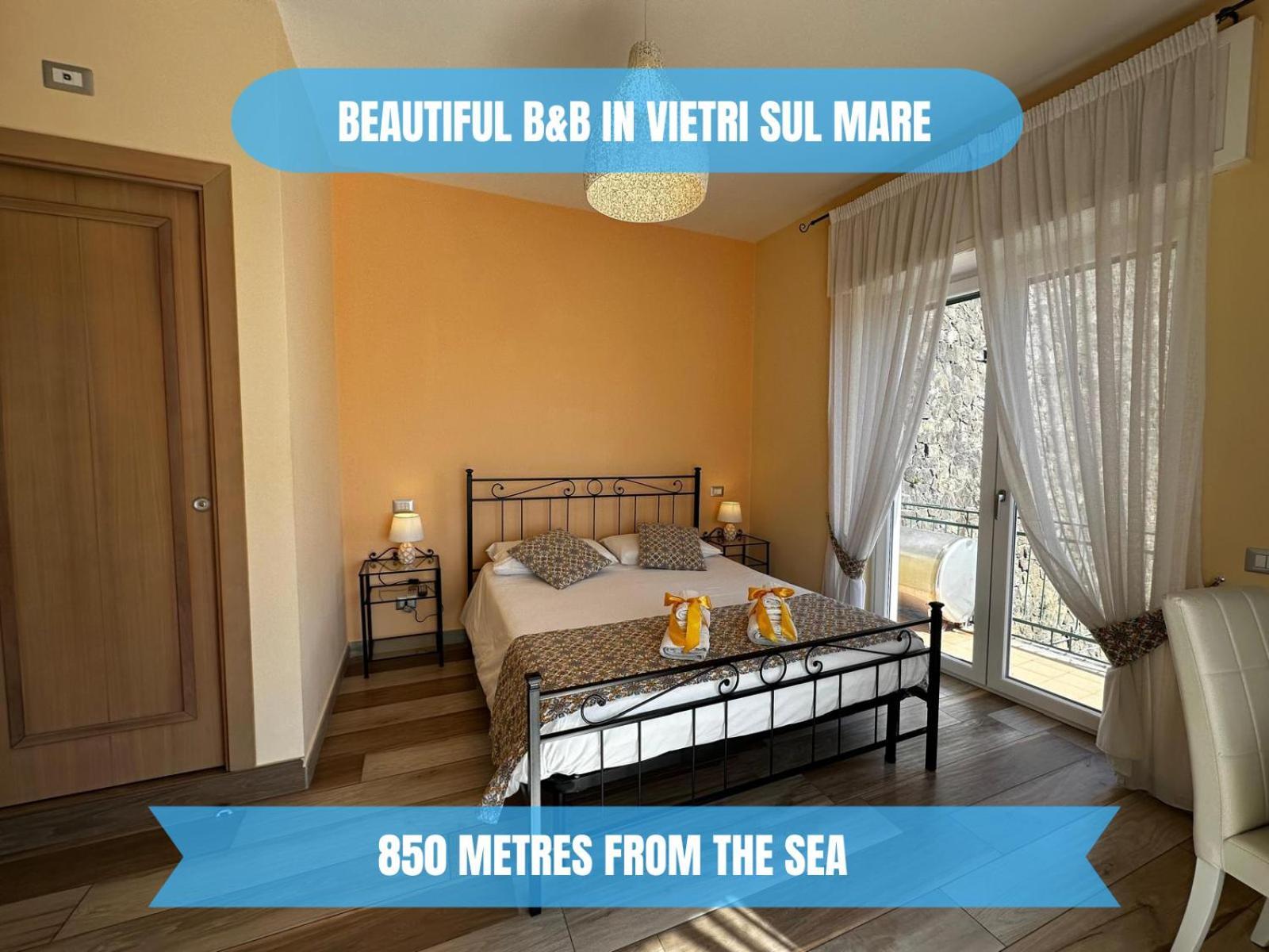 ---5 Minutes From The Sea ---Panorama And A-C Bed & Breakfast Vietri Екстериор снимка